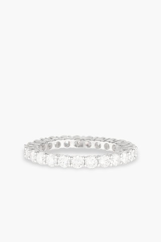 Trouwring Tour Complet Forever Witgoud en Diamanten