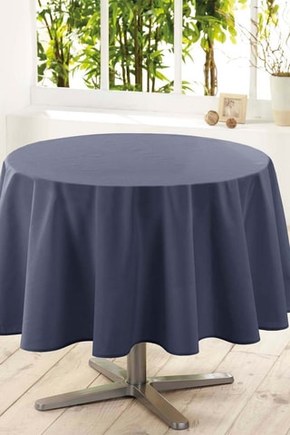 Nappe ronde Essentiel Indigo