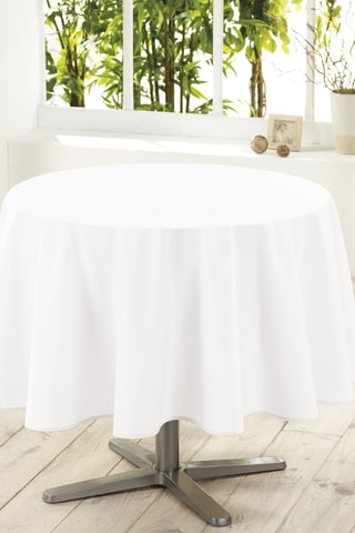 Nappe ronde Essentiel Blanc