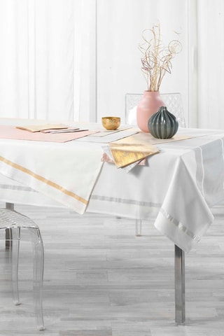 Nappe rectangulaire Elegancia - Rose