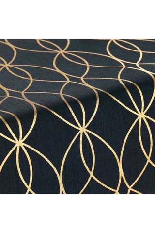 Nappe avec Chemin de Table Elipsa - Blanc, noir et doré