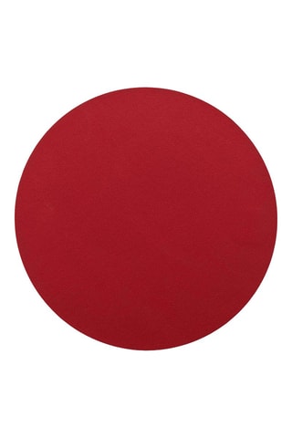 Set de Table rond Granis - Rouge - 38 cm