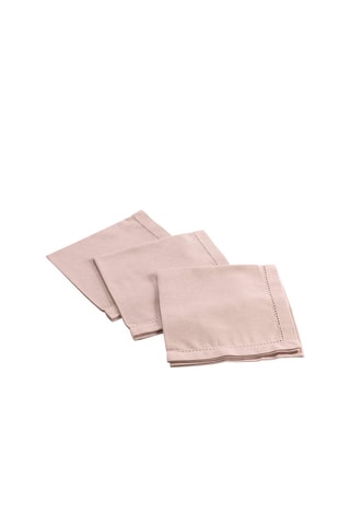 3 serviettes de table Charline Beige