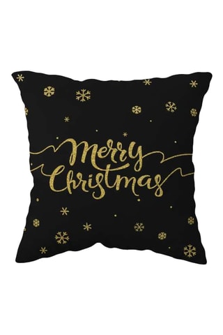 Coussin - Noir et doré - 43 x 43 cm