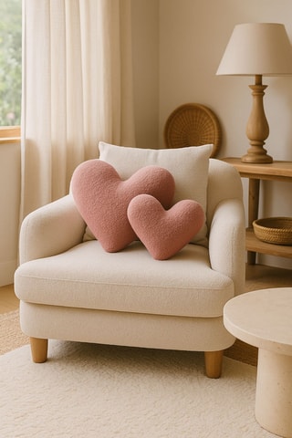Coussin - Rose - 42 x 45 x 12 cm