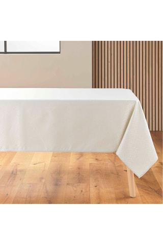 Nappe antitache rectangulaire - Ecru