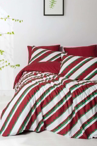 Conjunto de edredão em algodão 57 fios/cm² - Verde