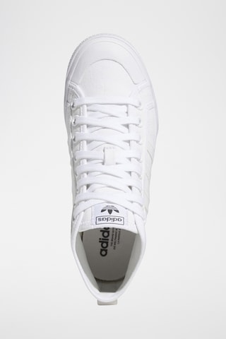 Hoge platform gympen - Wit - Adidas