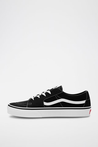 Leren Sneakers SK8-Low Zwart
