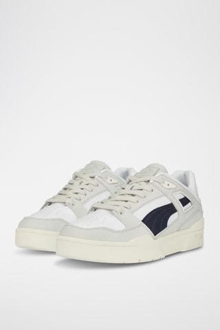 Leren Sneakers Slipstream Lux - Wit en Zwart - Puma