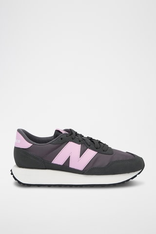 Nubuck Sneakers 237 - Zwart en Paars - New Balance