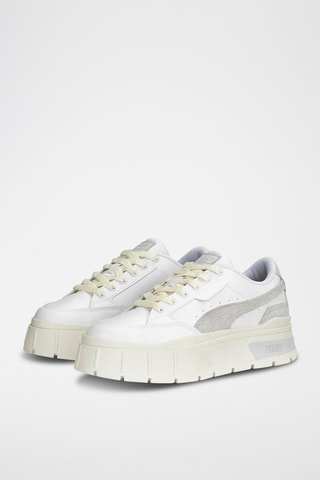 Leren Sneakers Mayze Stack - Wit - Puma