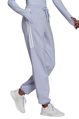 Pantalon oversize d’entraînement taille haute - Violet - Adidas