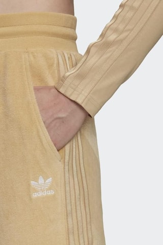 Velours Broek Originals Relaxed Risqué - Beige - Adidas