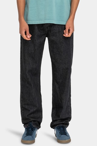 Jeans Regular - Gemêleerd Zwart - Element