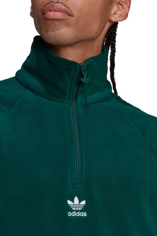 Fleece Jasje Adicolor Classics Donkergroen