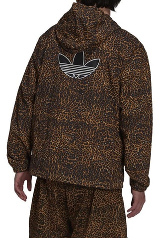 Windjack met Capuchon Boyfriend - Bruin - Adidas