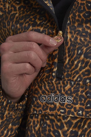 Windjack met Capuchon Boyfriend - Bruin - Adidas