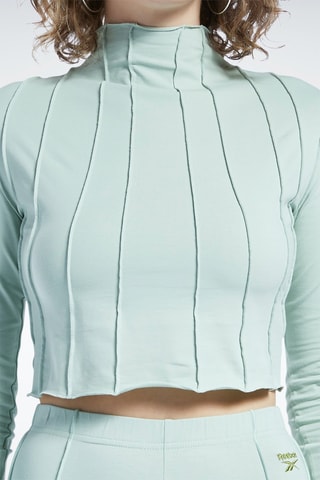Crop Top Seam Detail - Zeegroen - Reebok