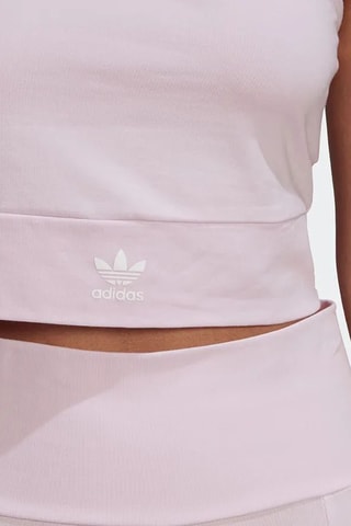 Asymmetrische Crop Top 80's Aerobic - Roze - Adidas