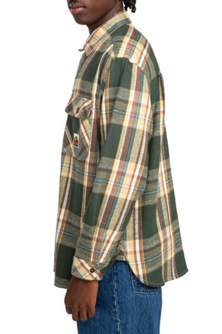 Biologisch Katoenen Blouse Relaxed Fit Element - Groen
