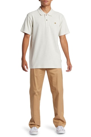 Biologisch Katoenen Polo Regular Fit- Beige
