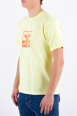 T-shirt Originals Overdye Graphic - Geel - Adidas
