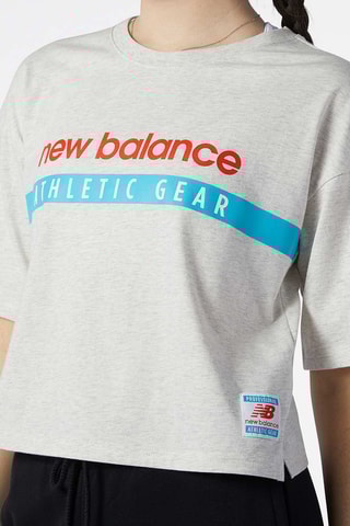 T-shirt - Grijs - New Balance