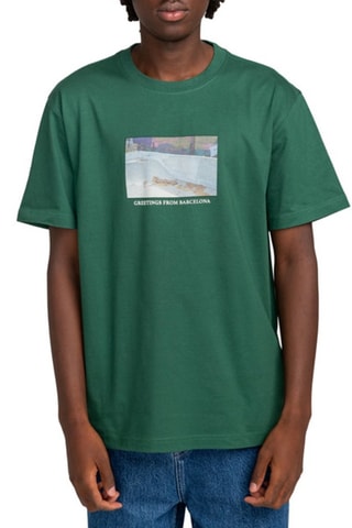Biologisch Katoenen T-shirt relaxed Fit Element - Donkergroen