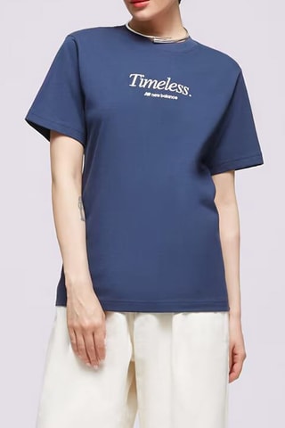 T-shirt - Marineblauw - New Balance