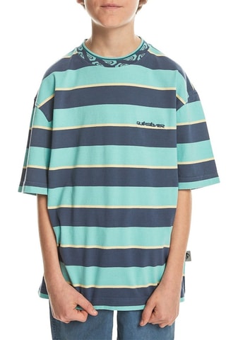 Biologisch Katoenen T-shirt - Blauw - Quiksilver