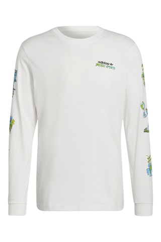 T-shirt Originals Stoked fish - Blanc - Adidas