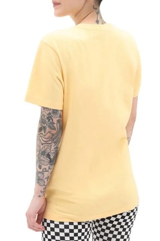 T-shirt Left Chest - Mosterdgeel - Vans