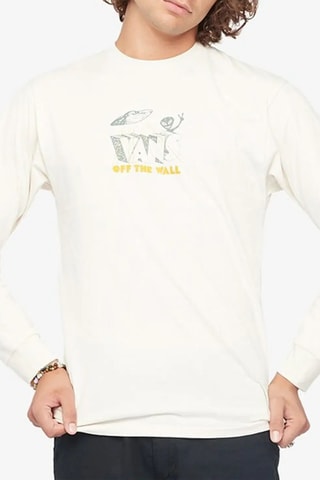 T-shirt Space Greetings - Blanc - Vans