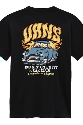 T-shirt Running on Empty - Zwart - Vans