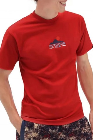 T-shirt Outdoor Club - Rood - Vans