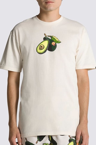 T-shirt - Ecru et vert - Vans