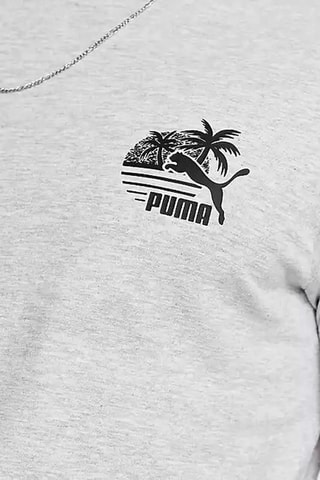 T-shirt - Gemêleerd Lichtgrijs - Puma