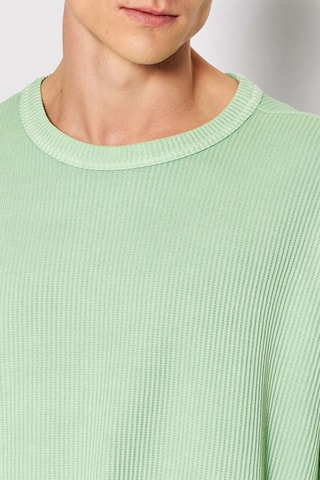 T-shirt Waffle - Zeegroen - Reebok