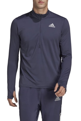 T-shirt de running OTR 1/2 ZIP M Indigo