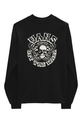 Sweater SKULLYFLY LS MOCK NECK - Zwart 