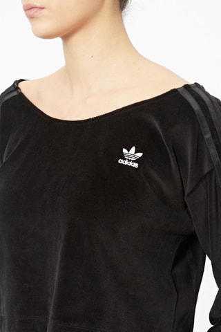 Velours Sweater Loungewear Zwart