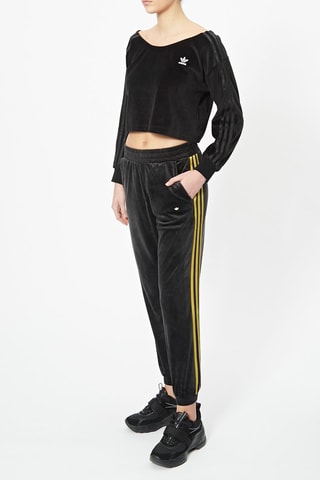Velours Sweater Loungewear Zwart