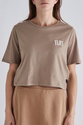Cropped T-shirt - Beige