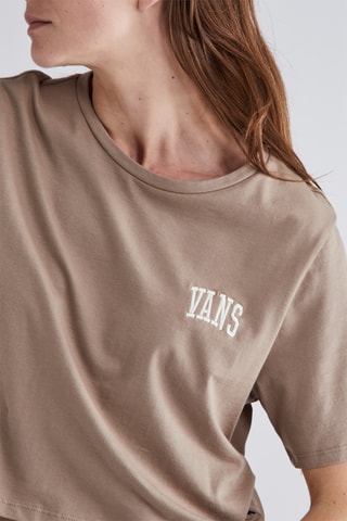 Cropped T-shirt - Beige