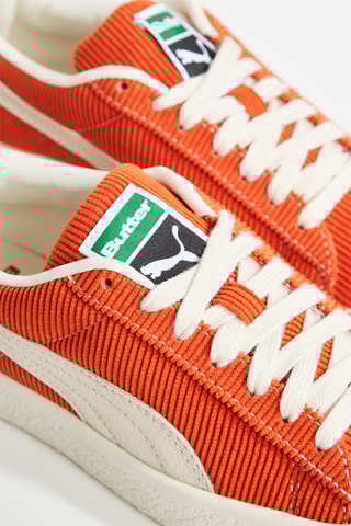 Baskets en nubuck - Orange