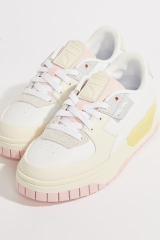 Leren Platform Sneakers - Wit
