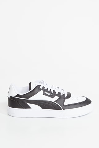Baskets en cuir - Blanc et noir