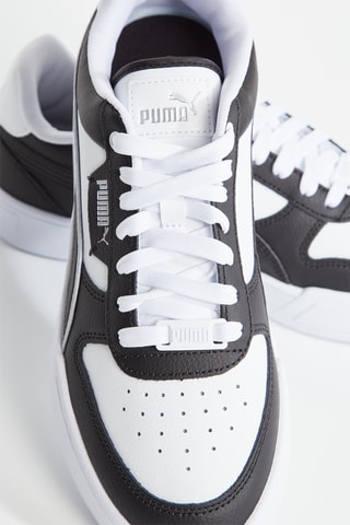 Baskets en cuir - Blanc et noir