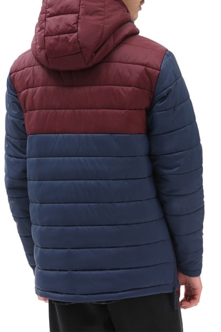 Gewatteerde Jas met Capuchon - Marineblauw